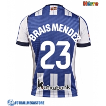 Fotballdrakt Herre Real Sociedad Brais Mendez #23 Hjemmedrakt 2025-26 Kortermet